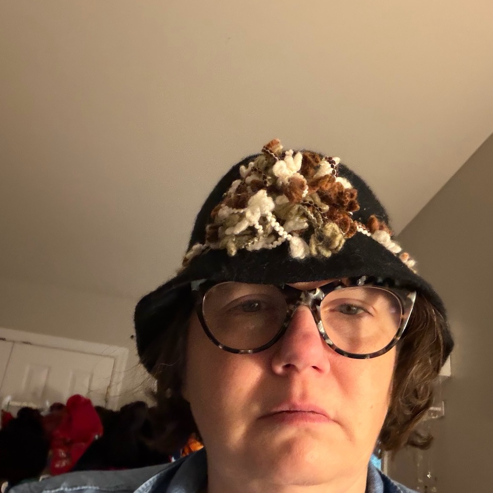 Elegant Black and Brown Women's Hat